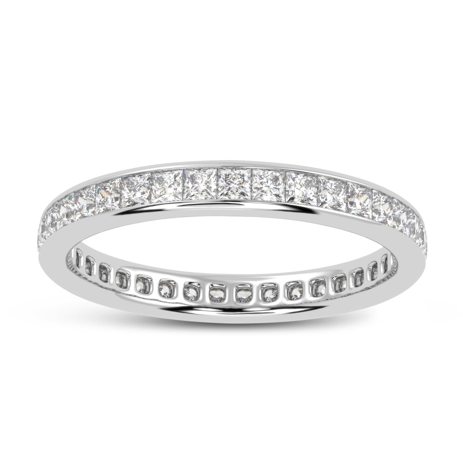 Buy 1.14Ct Eternity Natural Diamond Band | Solitairekart